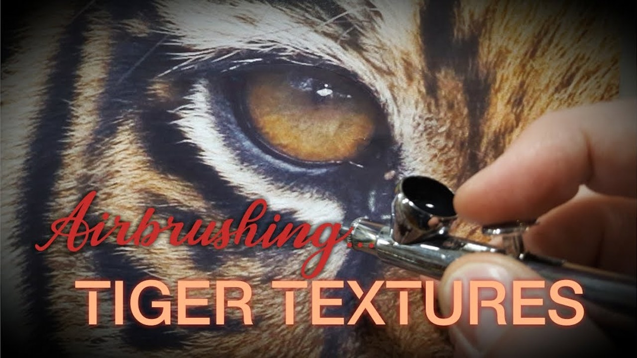 Airbrushing Tiger Textures