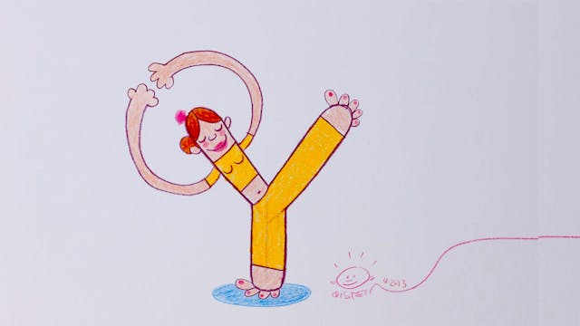 Learn To Draw ABC - Y is for Yoga