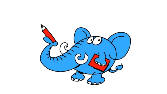 Learn To Draw Minis - Elephant
