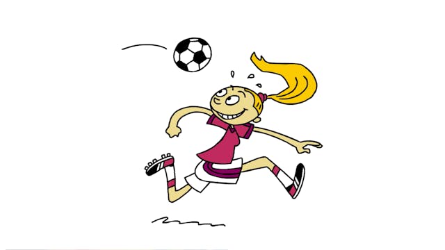 Learn To Draw Minis - Girl Footballer