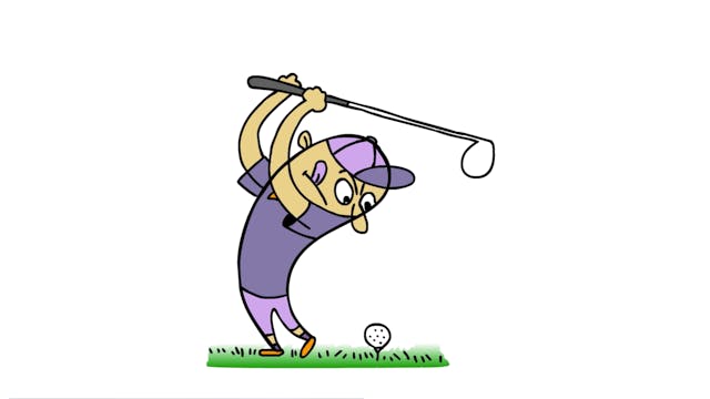 Learn To Draw Minis - Golfer