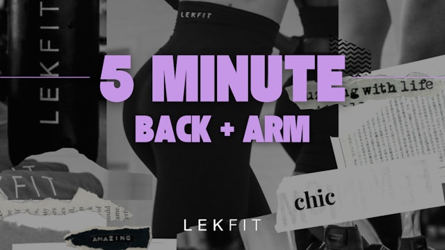 LEKFIT BACK + ARM