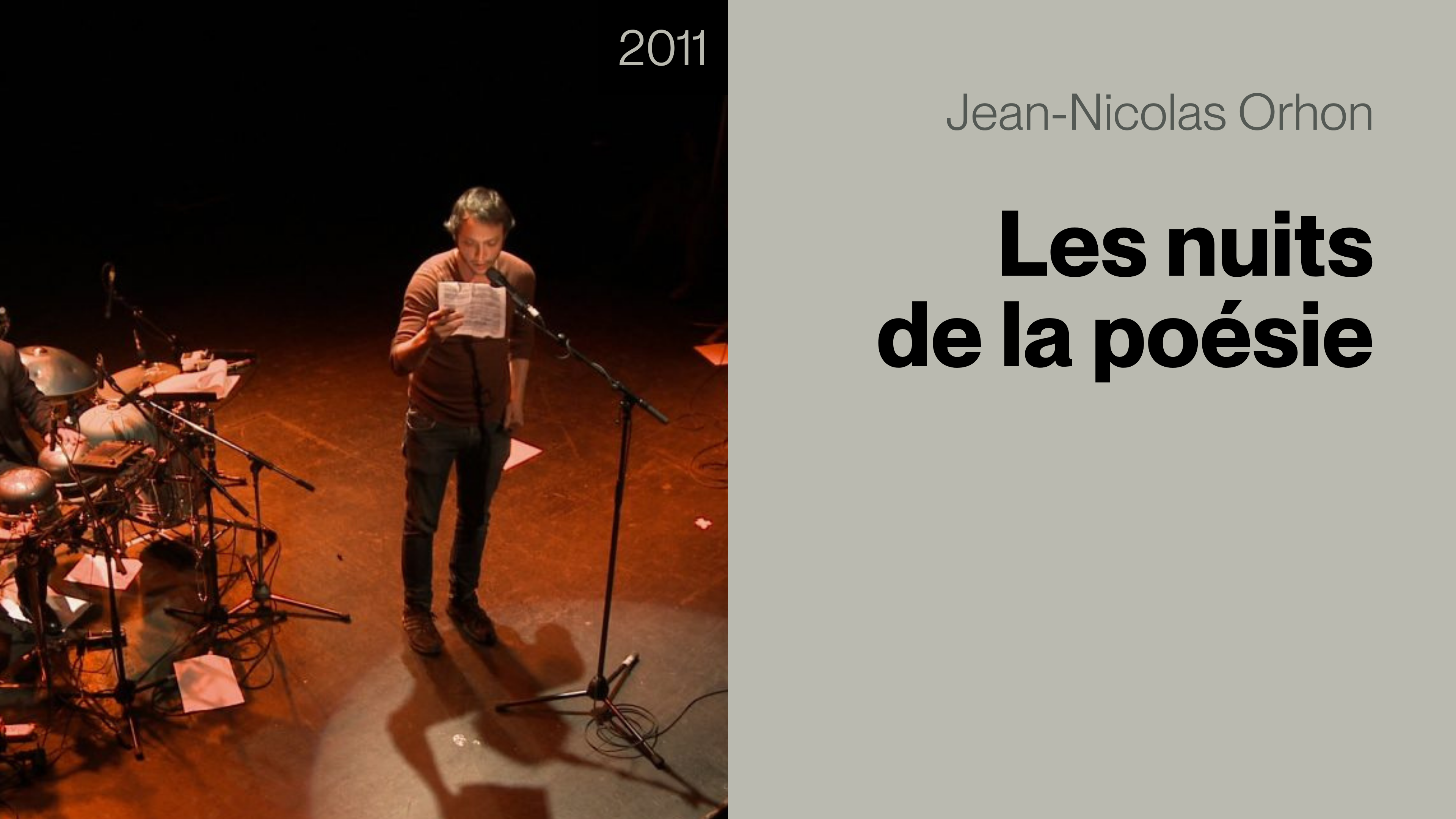 Les nuits de la poésie