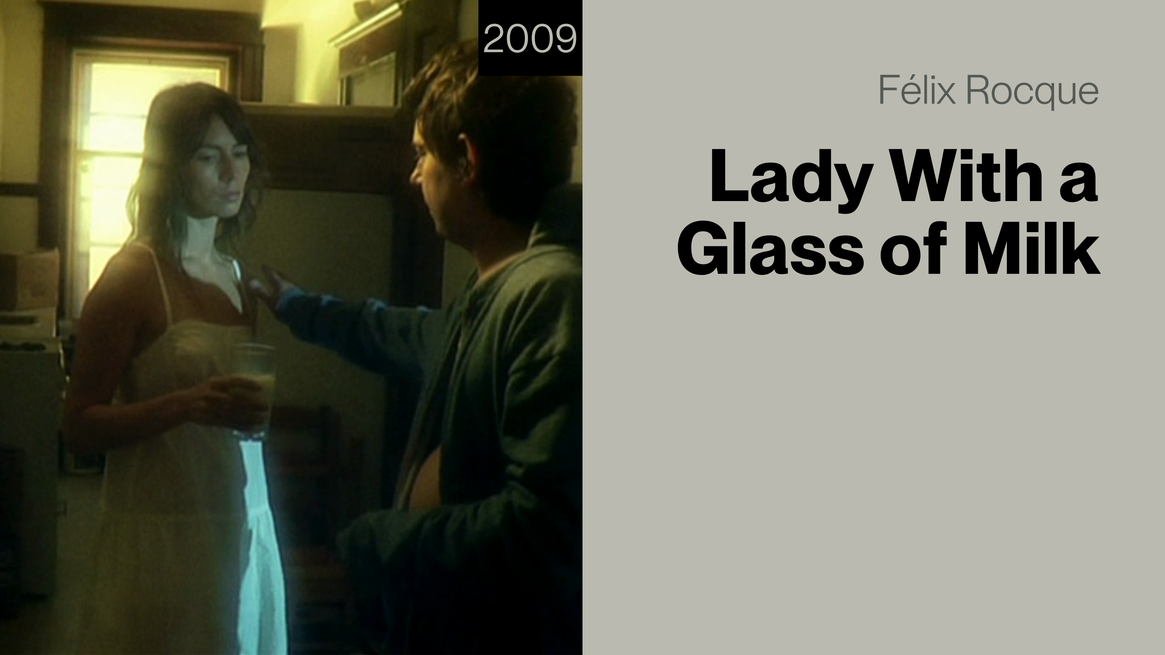 Lady with a Glass of Milk