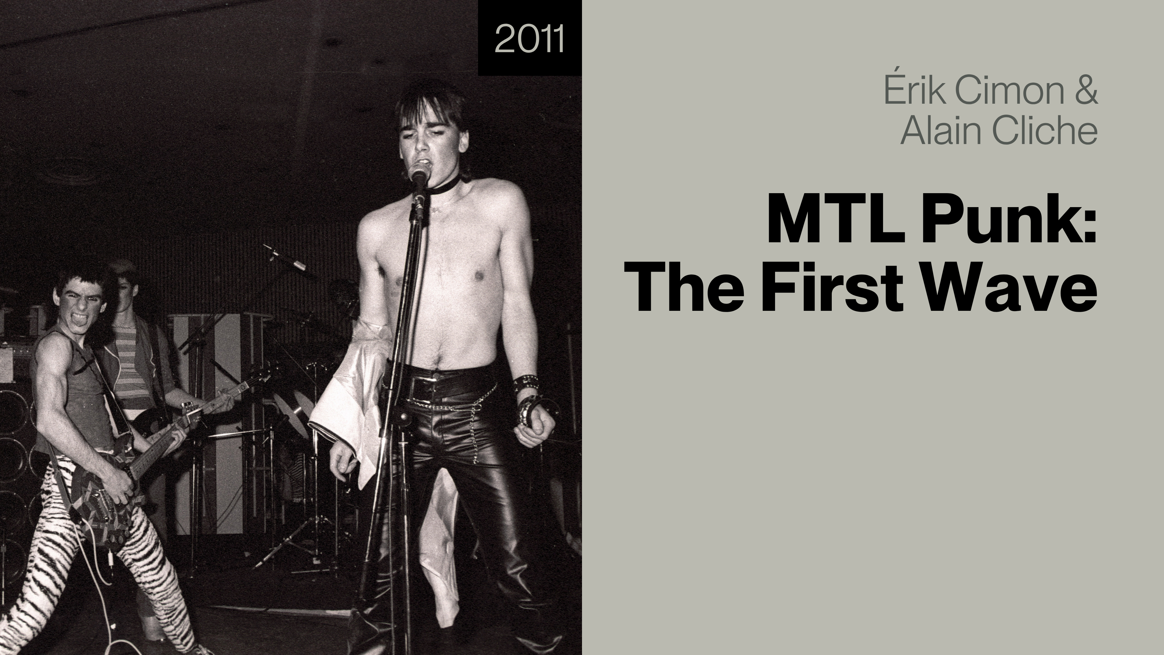 MTL Punk: The First Wave