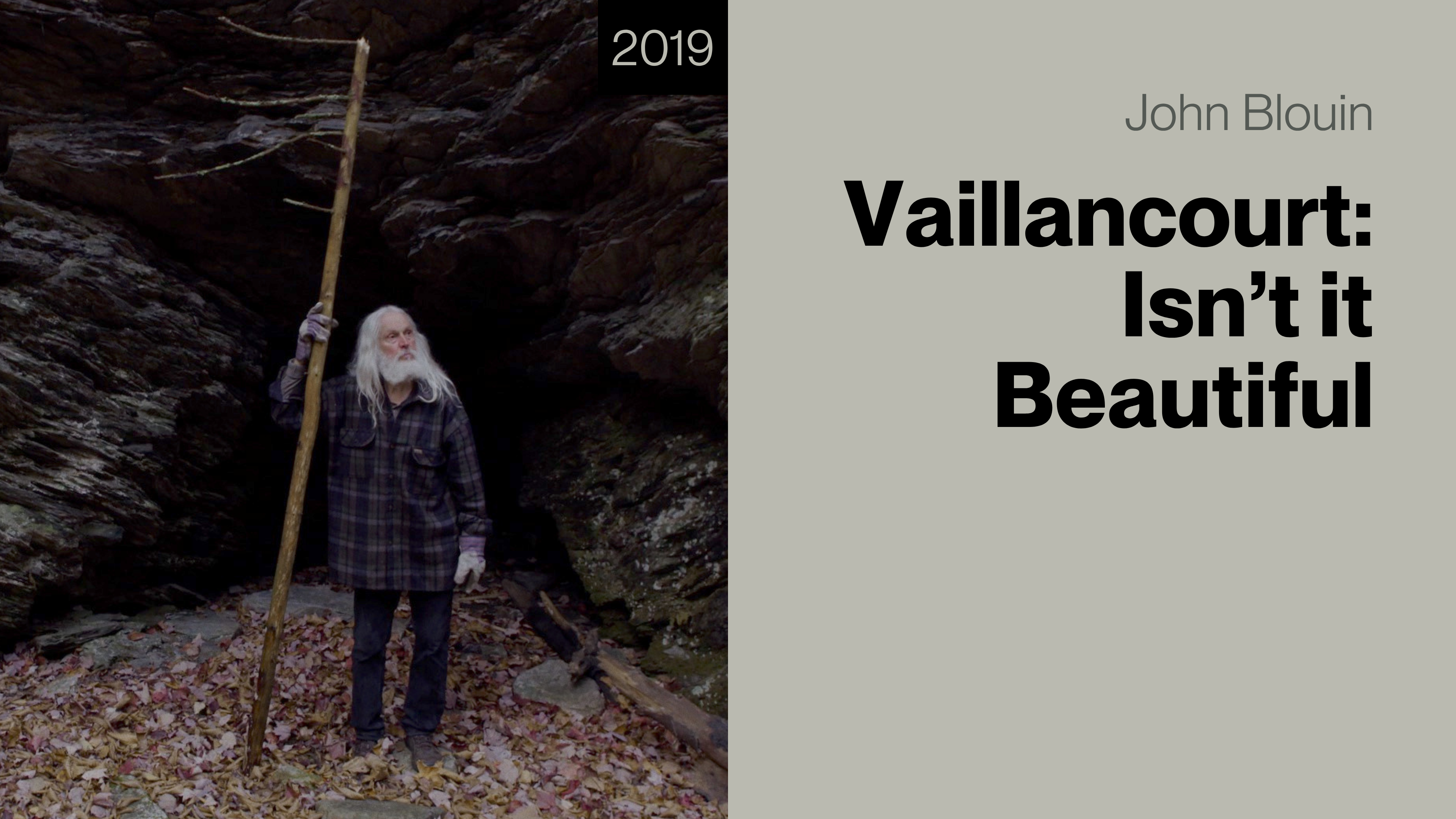 Vaillancourt: Isn't it Beautiful