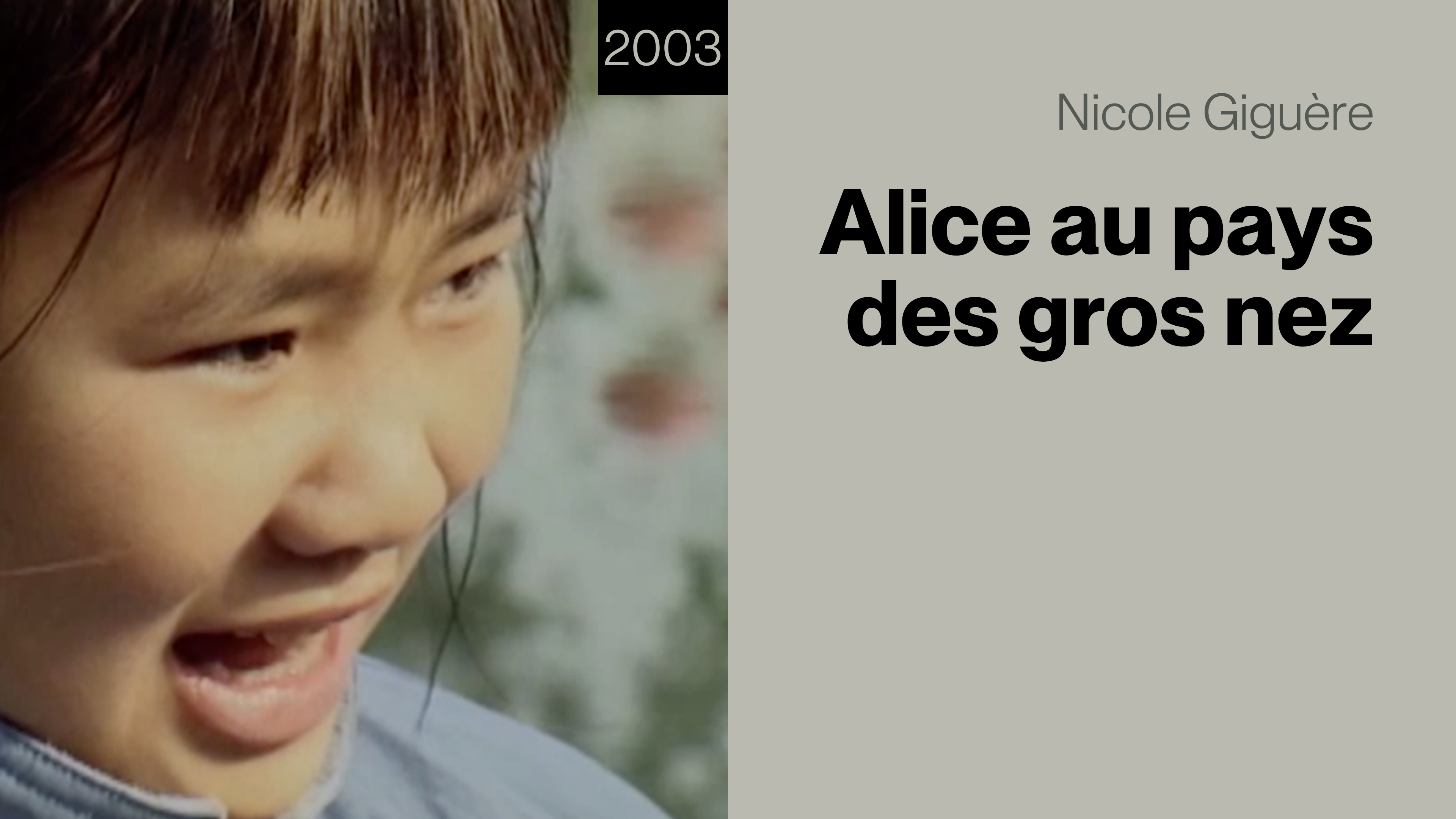 Alice au pays des gros nez