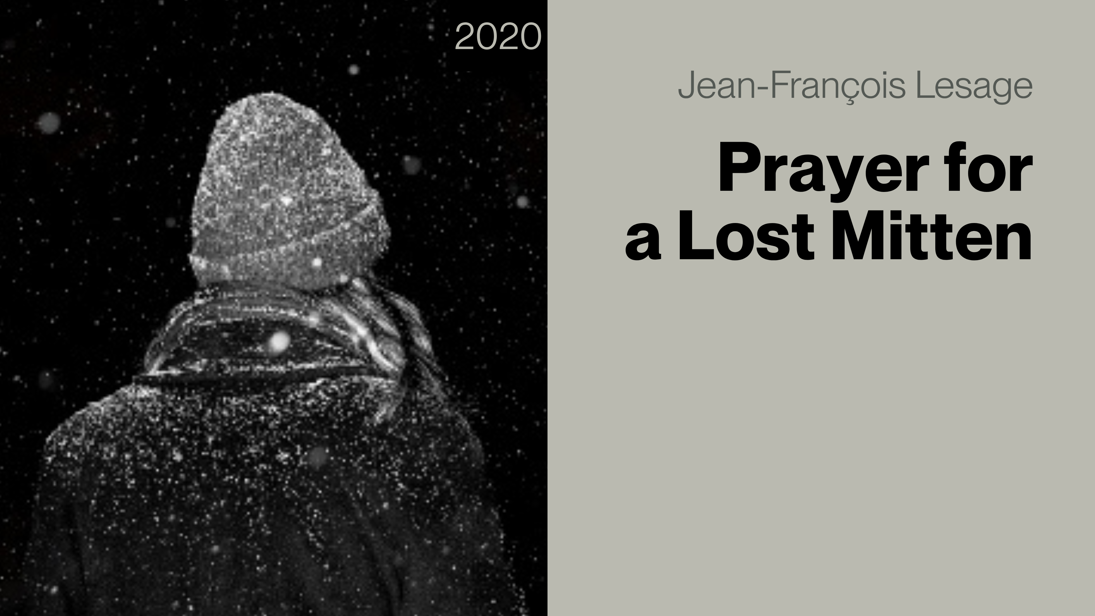 Prayer for a Lost Mitten