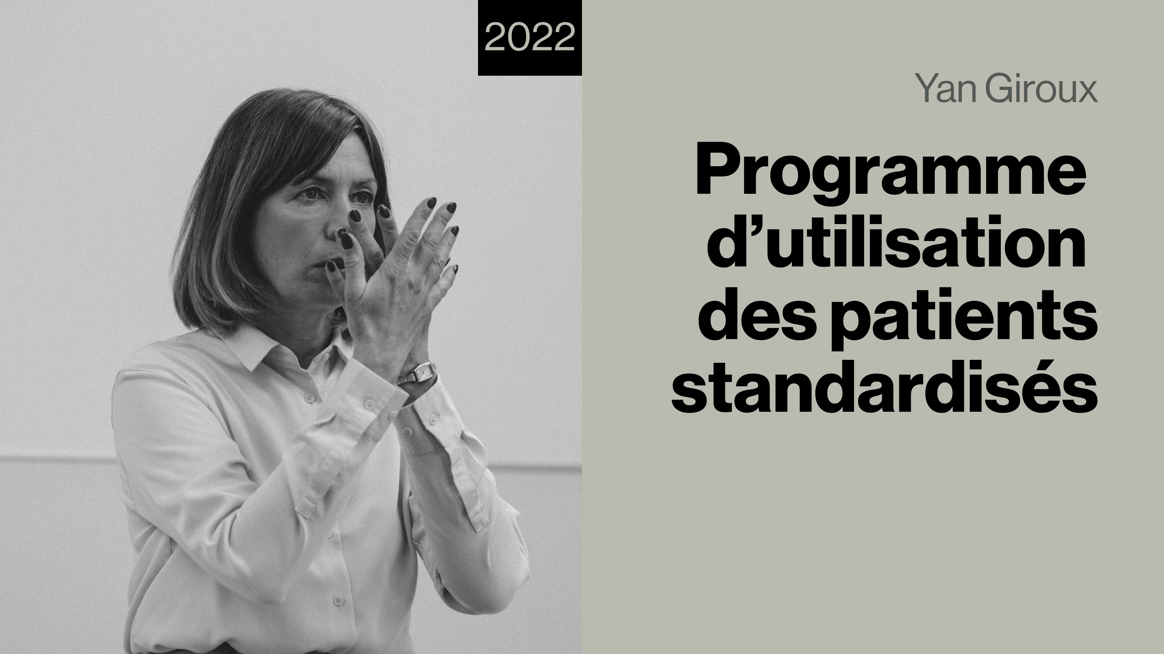 Programme d'utilisation des patients standardisés