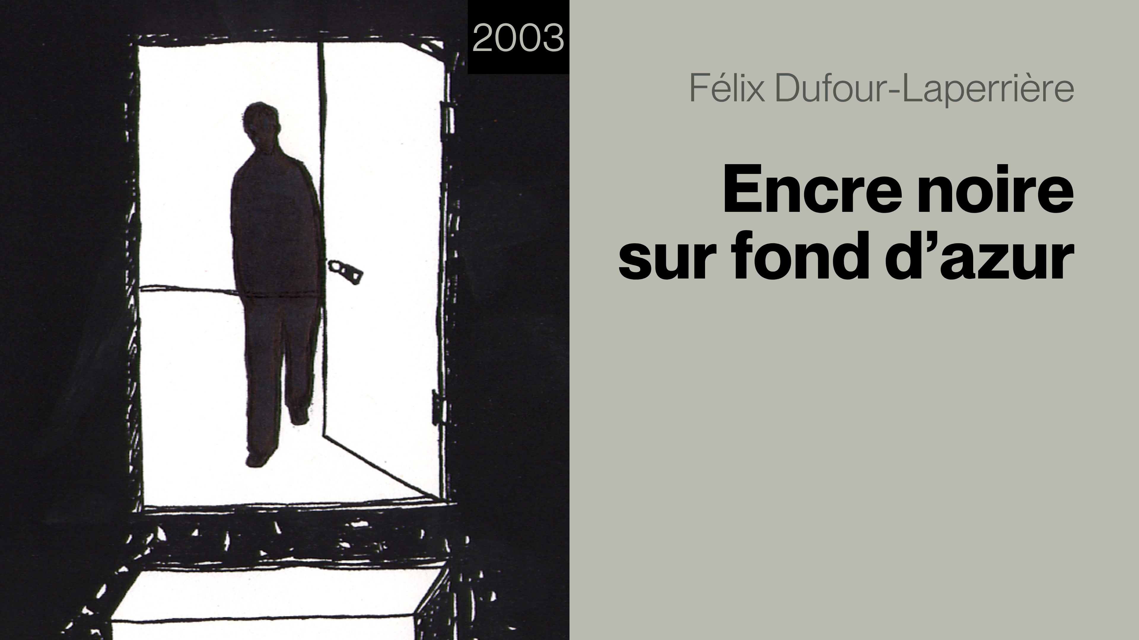 Encore noire sur fond d'azur