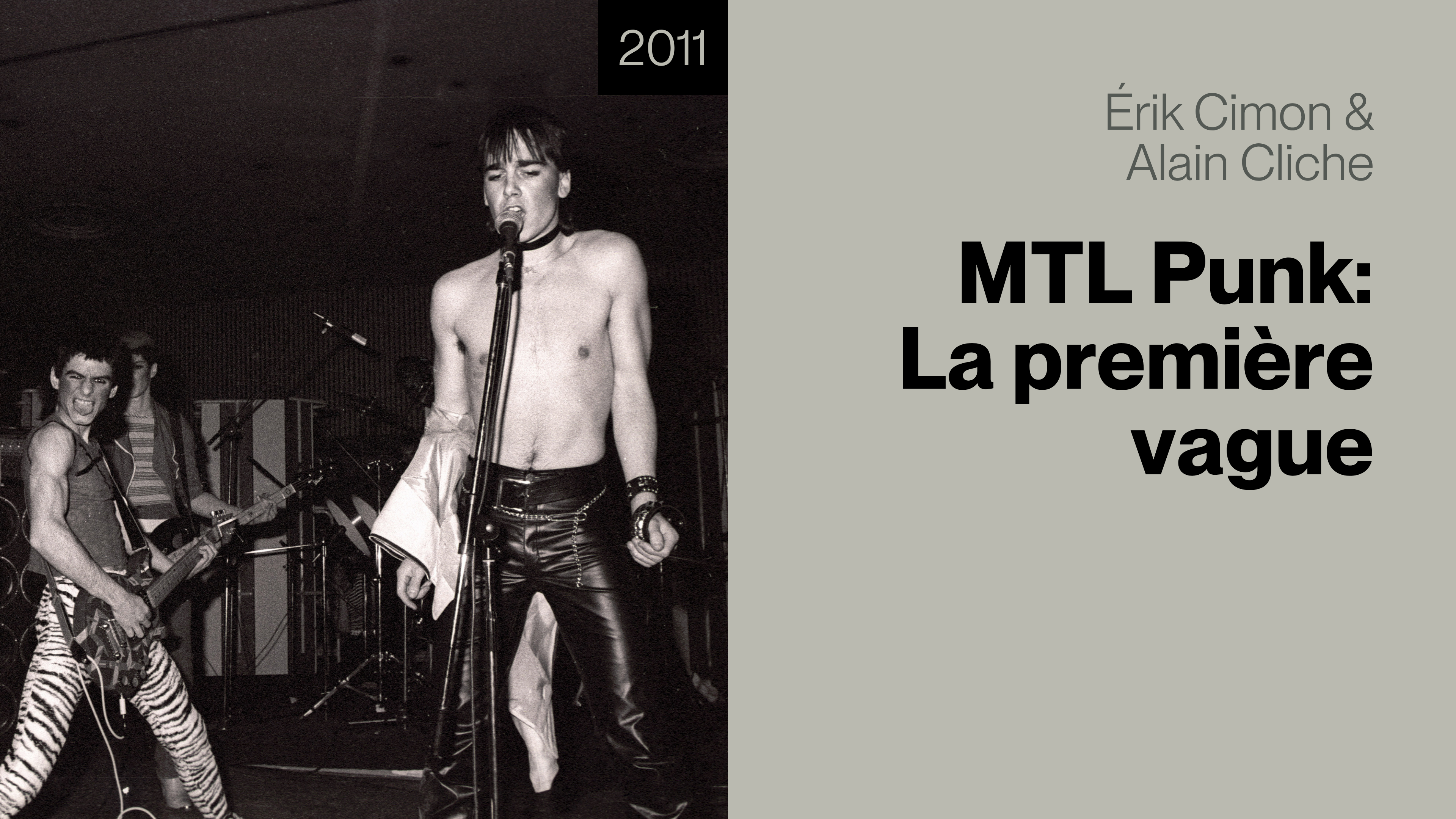 MTL Punk : La première vague