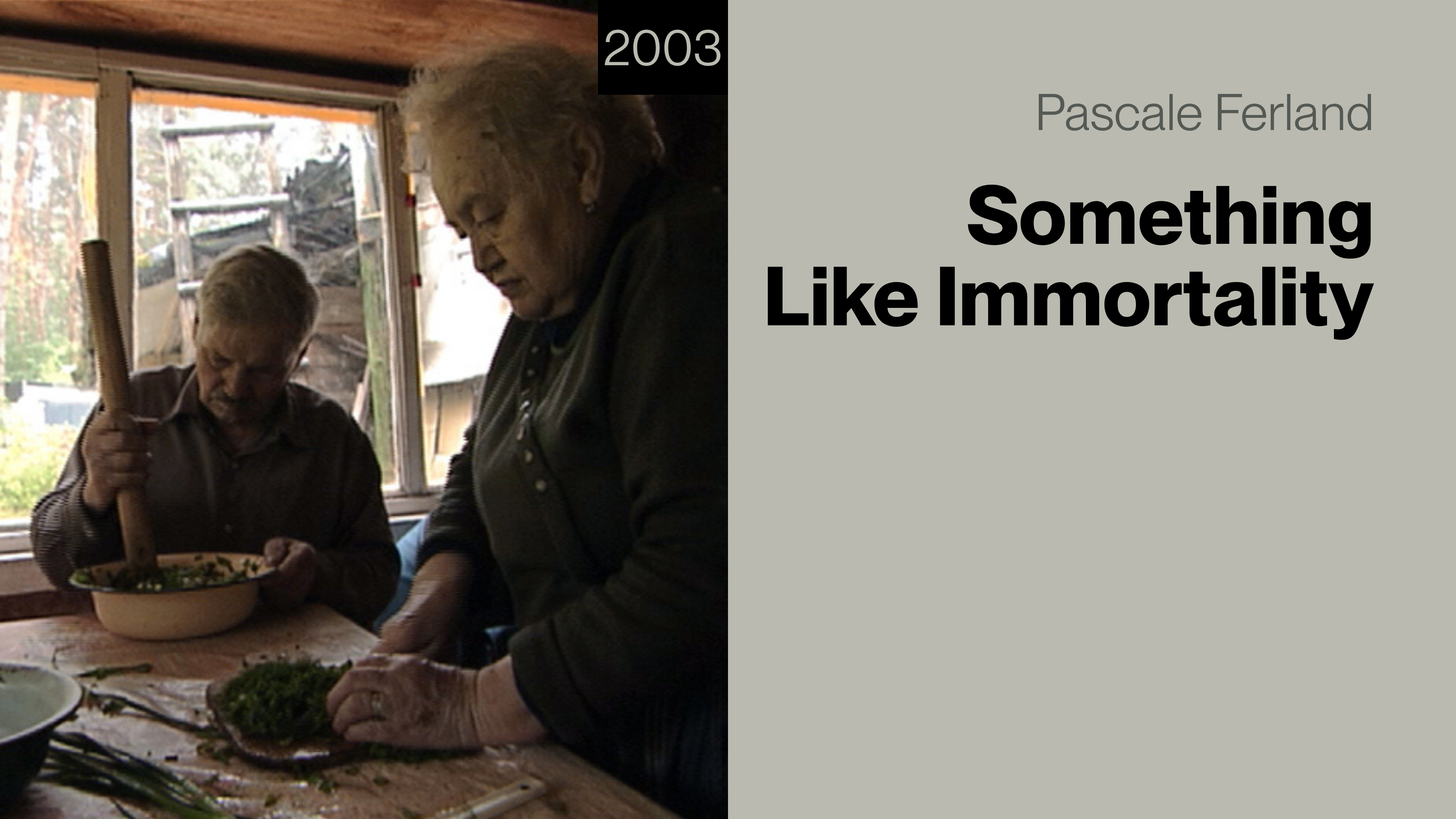 Something Like Immortality