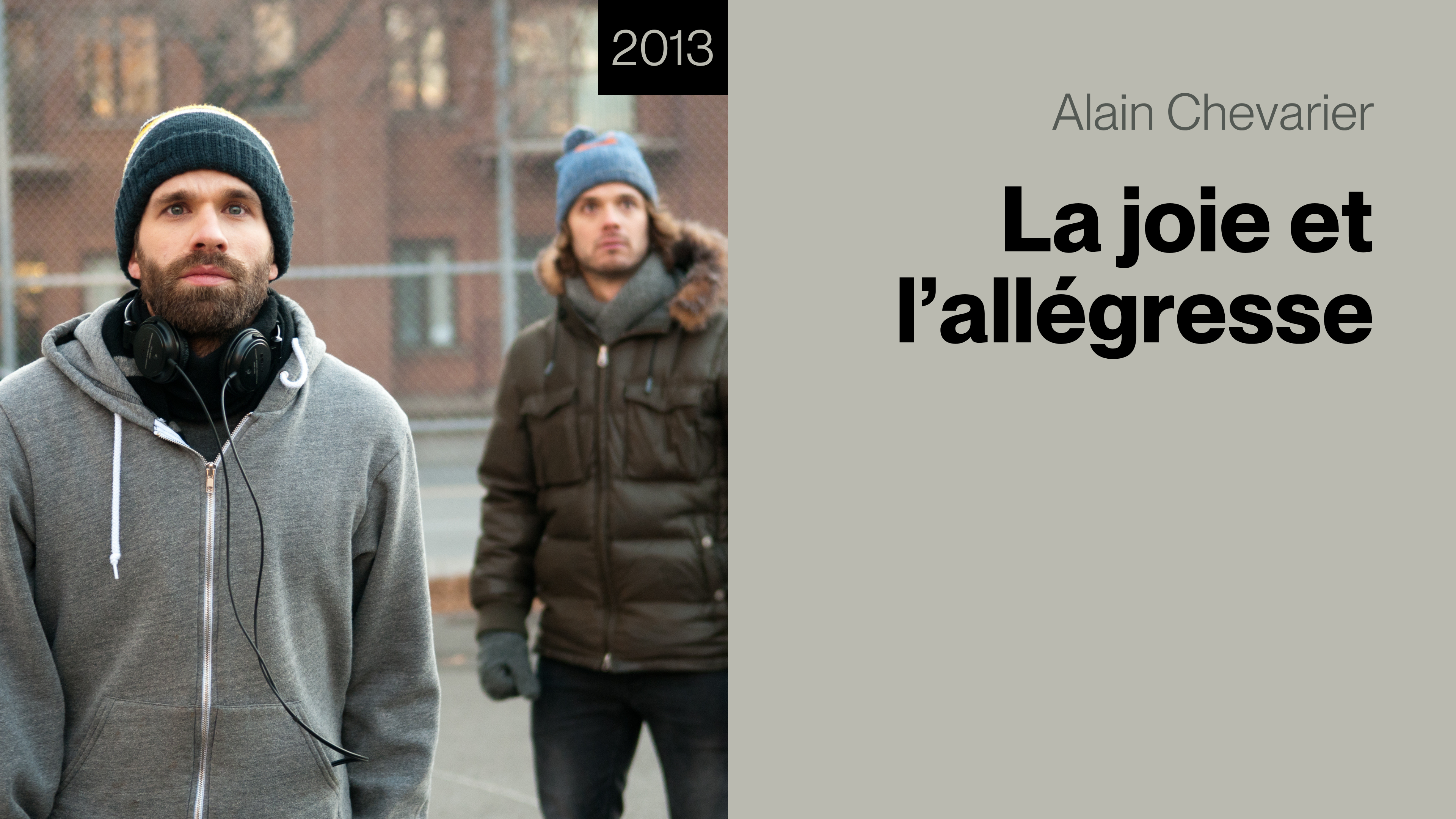 La joie et l'allégresse