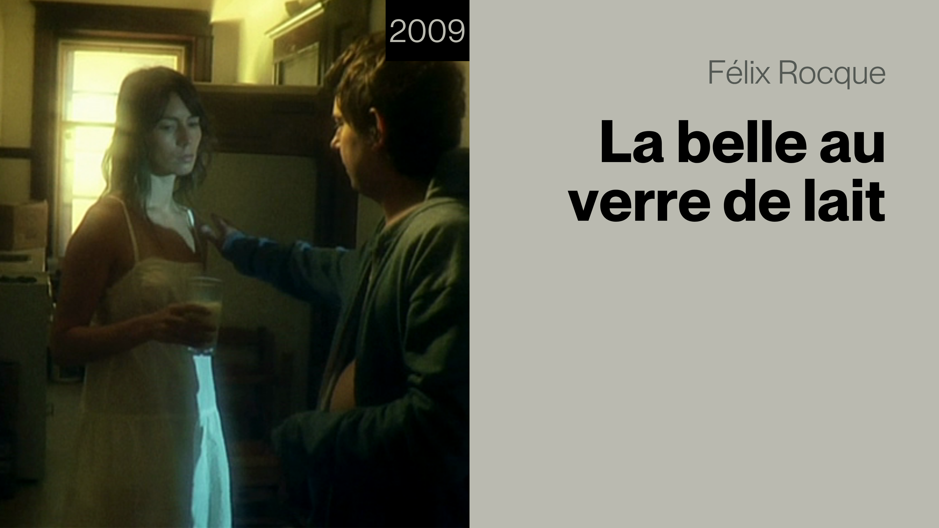 La belle au verre de lait