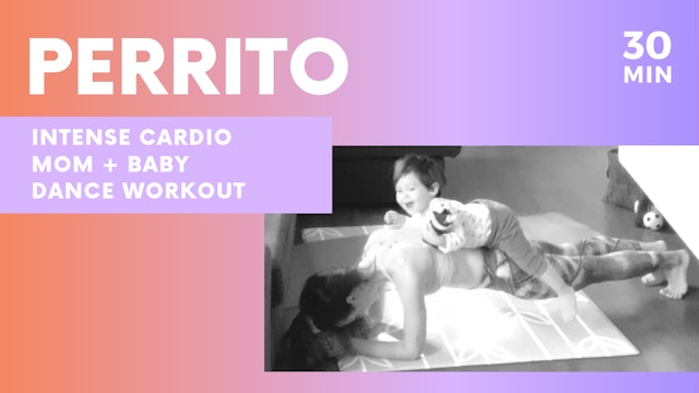 PERRITO | 30min Mom + baby intense cardio dance workout