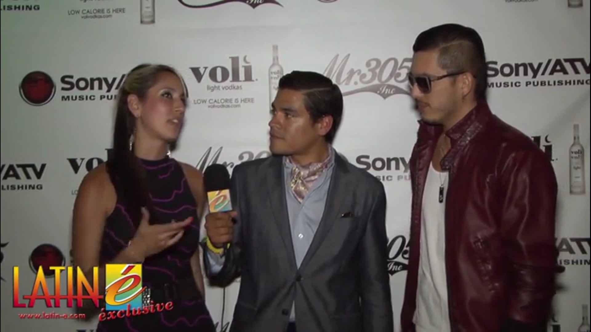 Exclusive Interview with Domino Saints @ 2013 Latin Billboards