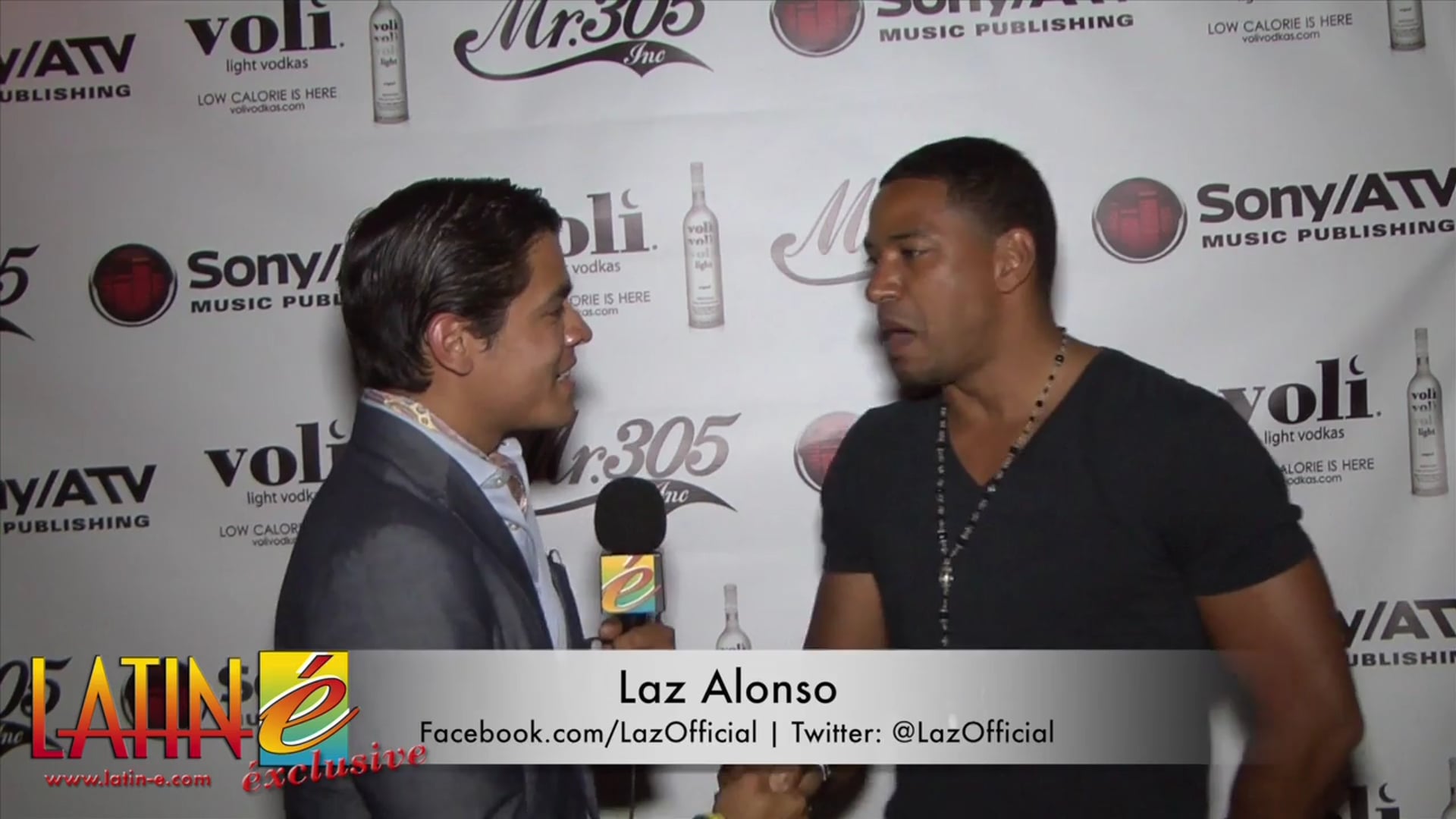 Interview with Laz Alanzo - 2013 Latin Billboards