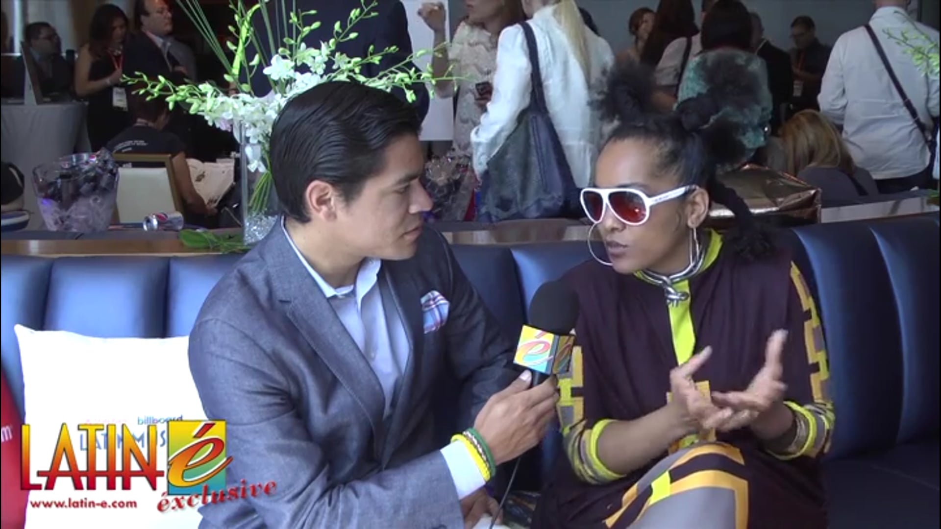 Exclusive Interview with Virginia Bright at 2013 Latin Billboards