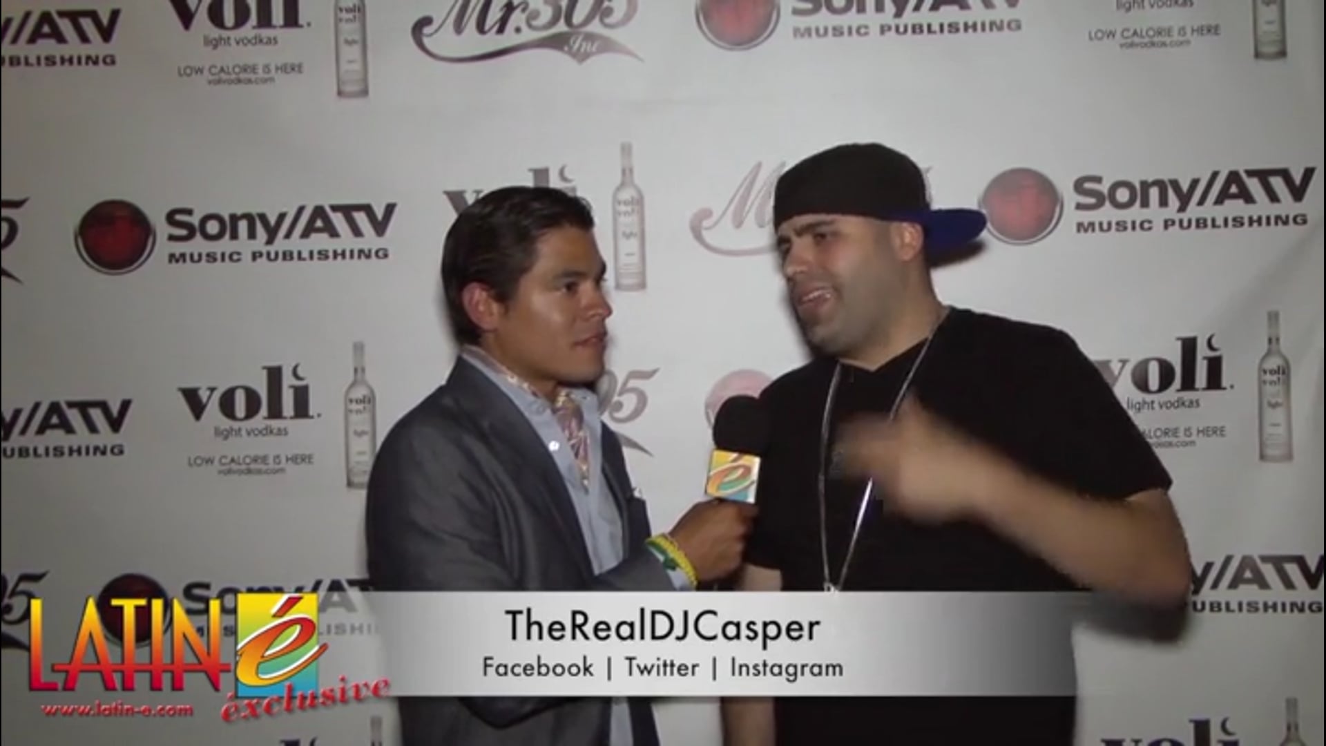 Exclusive Interview with DJ Casper @ 2013 Latin Billboards