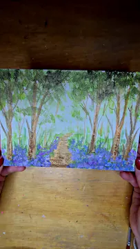 Let's Paint a Bluebell Woodland