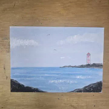 Let's Paint a Little Lighthouse