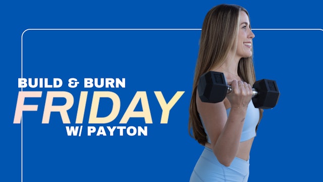 Full Body Build & Burn: Quads, abs, shoulders, biceps, upper back (12-9-22)