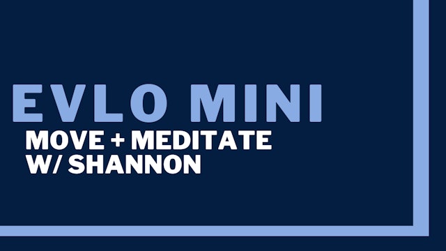 Evlo Mini: Recovery Day Move + Meditate