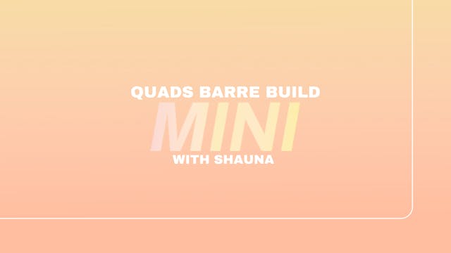 Evlo Mini: Quads Barre Build