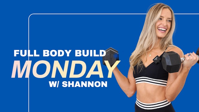 Full Body Build: Hamstrings, glutes, quads, back, biceps, shoulders (9-19-22)
