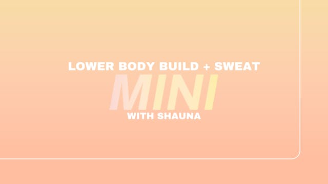 Evlo Mini: Lower Body Build + Sweat: ...