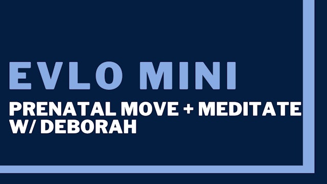 Evlo Mini: 2nd/3rd Trimester Move + Meditate 