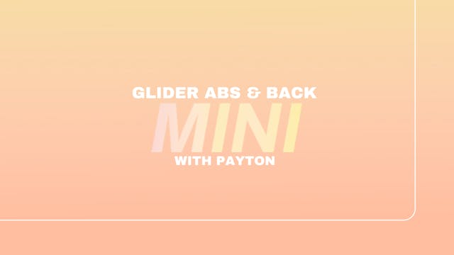 Evlo Mini: Glider abs & back 