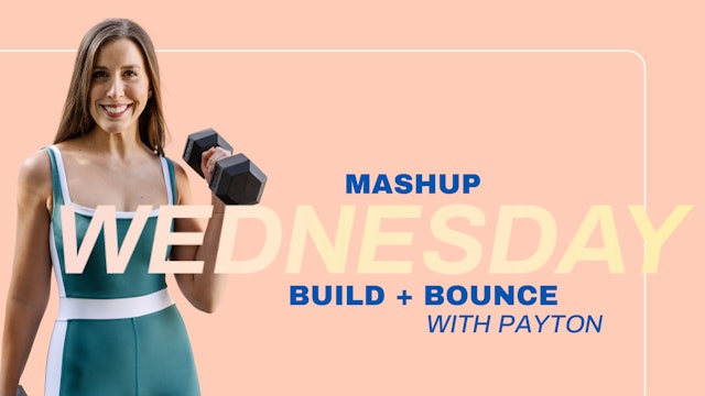 Build + Bounce: Glutes, abs, back, biceps, shoulders (3-8-23)