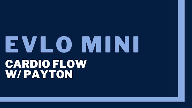 Evlo Mini: Cardio flow