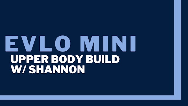 Evlo Mini Upper Body Build: Chest, biceps, triceps 