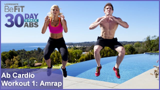 Ab Cardio Workout 1: Amrap | 30 DAY 6 PACK ABS