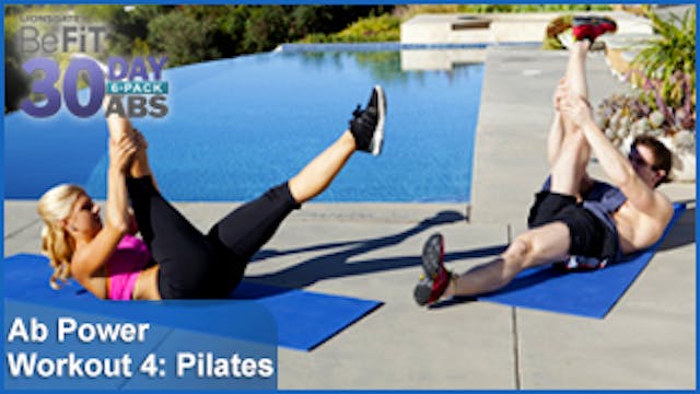Ab Power Workout 4: Pilates | 30 DAY 6 PACK ABS