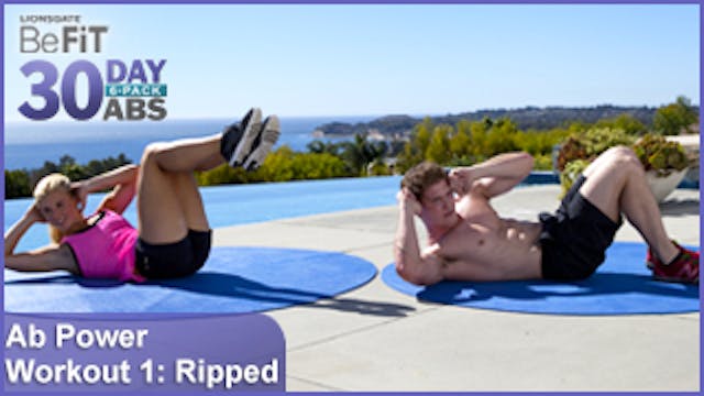 Ab Power Workout 1: Ripped | 30 DAY 6...