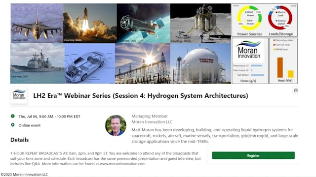 Session 4: Hydrogen Systems Architecture