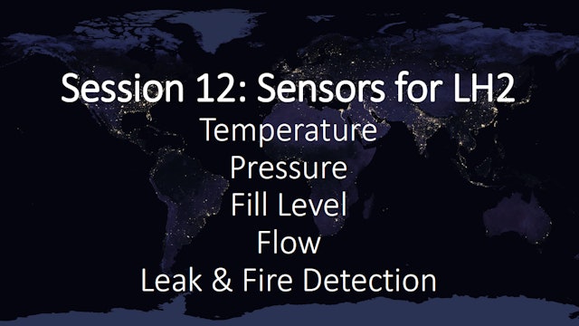 Session 12: Sensors for LH2