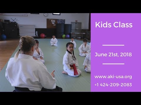 Aikido Kenkyukai Kids Class June 21st, 2018