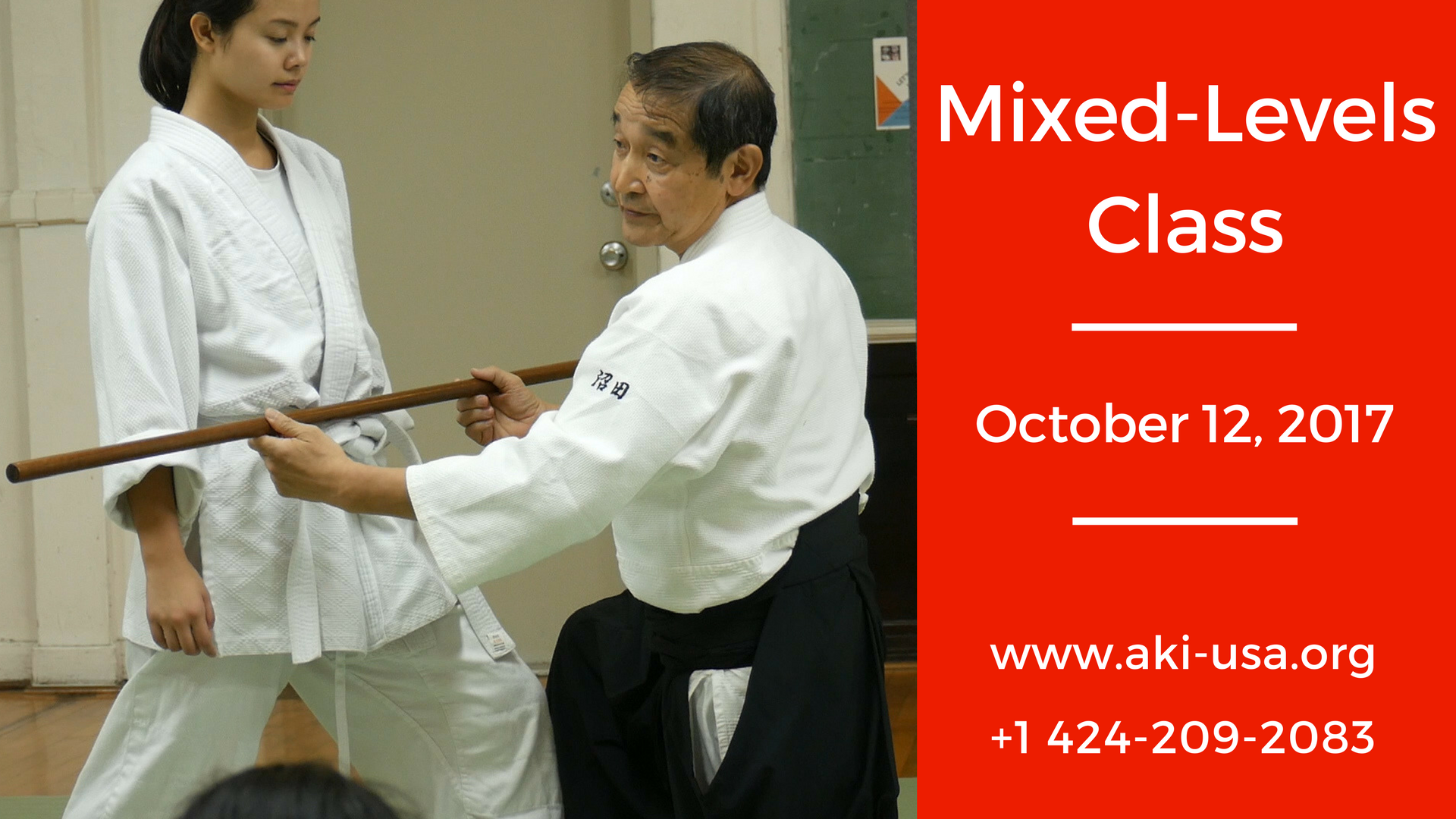 Mixed Levels Class: October 12, 2017 (Guest Instructor)