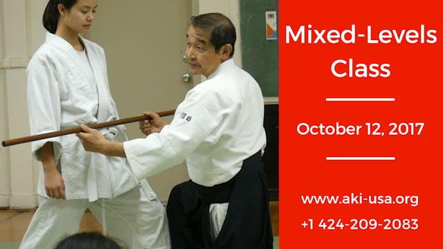 Mixed Levels Class: October 12, 2017 ...