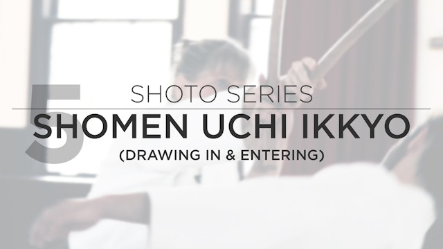Lia Suzuki Sensei - Shoto Series: 5. Shomen Uchi Ikkyo (Drawing Out & Entering)
