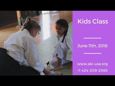 Aikido Kenkyukai Kids Class June 11th, 2018