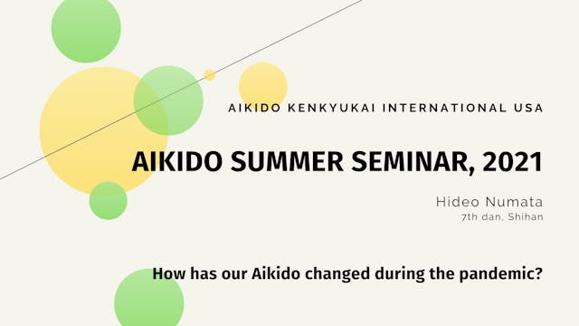 Aikido Summer Seminar 2021 - Hideo Nu...