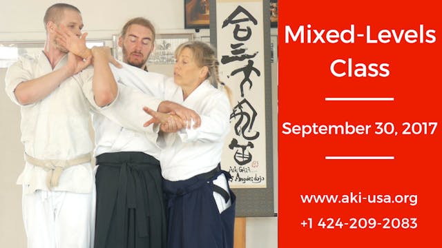 Mixed Levels Class: September 30, 2017