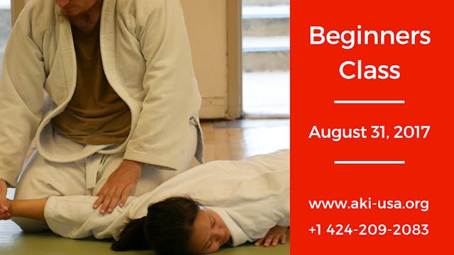 Beginners Class: August 31 2017