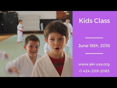 Aikido Kenkyukai Kids Class June 18th, 2018