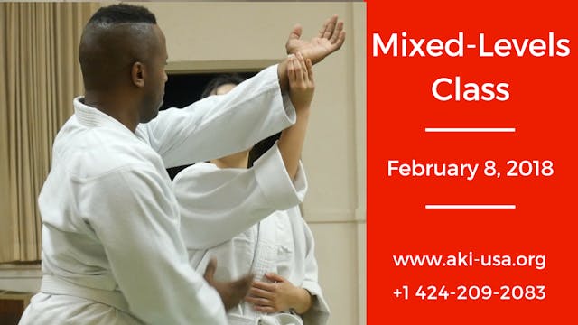 Mixed Levels Class February 8 2018